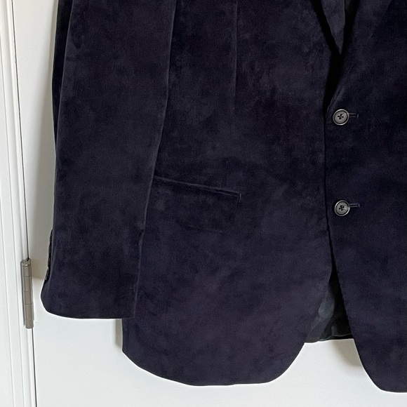 Lauren Ralph Lauren Navy Corduroy 2-Button Sport Coat Blazer Jacket nbnn - Picture 6 of 16